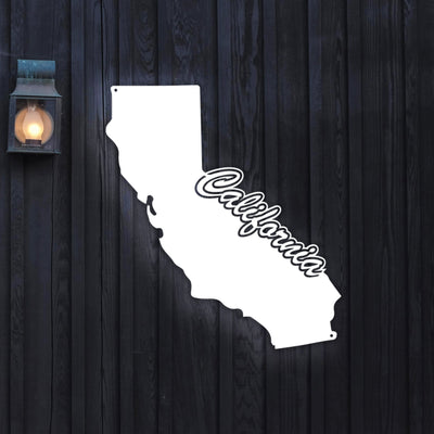 California - The Golden State - Metal Sign
