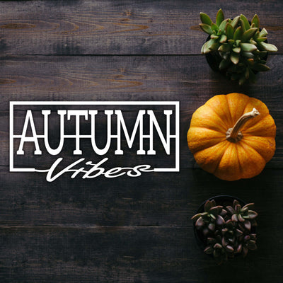 Autumn Vibes - Rectangle - My Metal Designs