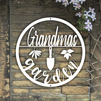 Grandma's Garden sign | Outdoor décor | Metal garden décor - My Metal Designs
