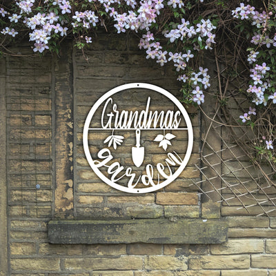Grandma's Garden sign | Outdoor décor | Metal garden décor - My Metal Designs