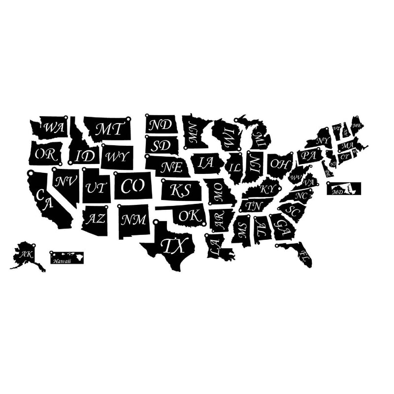 United States Key Chains (50 US States)