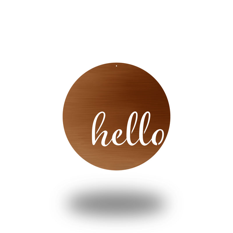 Hello - Modern Welcome Sign