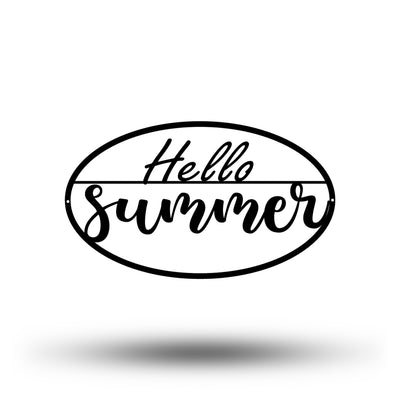 Hello Summer | Summer metal sign | Summer Decor