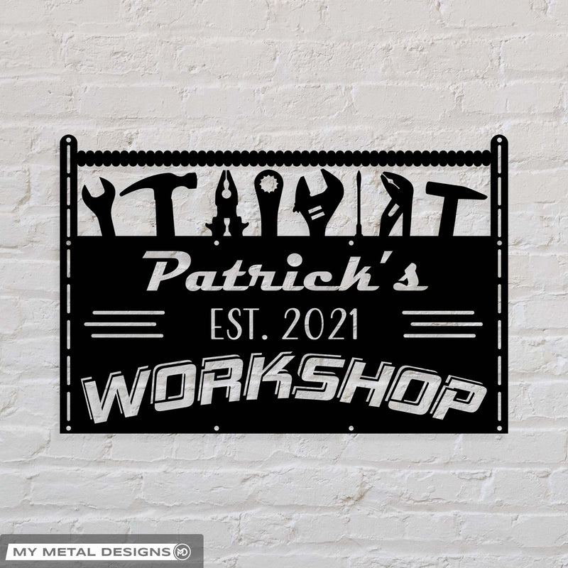 Personalized Workshop Sign