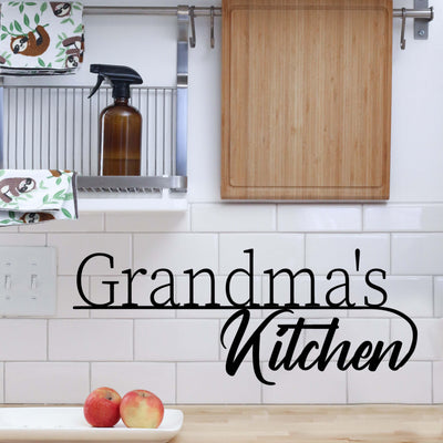 Grandma's Kitchen Sign | Mother's Day Decor | Mom's Kitchen Decor - My Metal Designs