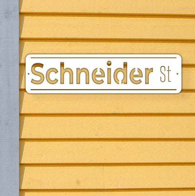 Custom Street Sign | Personalized Street Sign w/ Name | Man Cave Street Sign