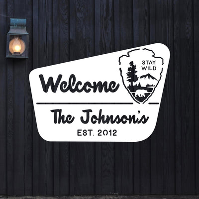 Welcome - Personalized National Forest Sign