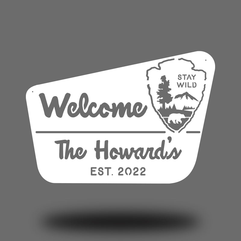 Welcome - Personalized National Forest Sign